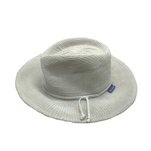 Wallaroo Womens White Victoria Fedora Hat UPF50 One Size Adjustable Packable